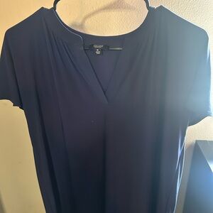 Jones New York Navy Blouse